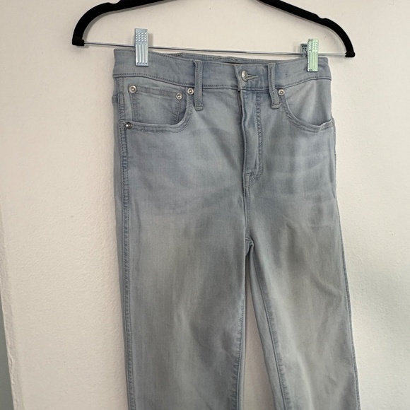 J.Crew Point Sur Hightower Straight Jeans High Rise Light Wash Stretch Size 25 - Picture 4 of 9